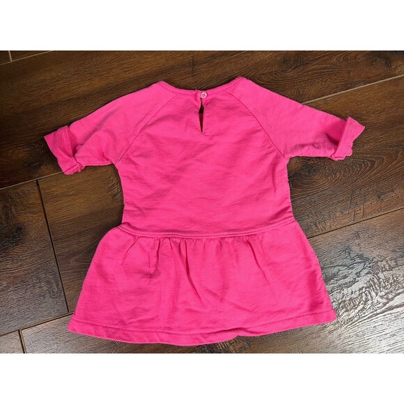 Carter’s Size 3T Hot Pink 3/4 Sleeve Tunic, Lace Bodice! - Picture 5 of 5